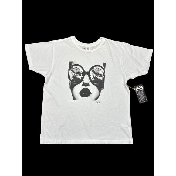 CPress Studio Flirting With Cowboys Mushie T-shirt Designer White Medium - Picture 1 of 5